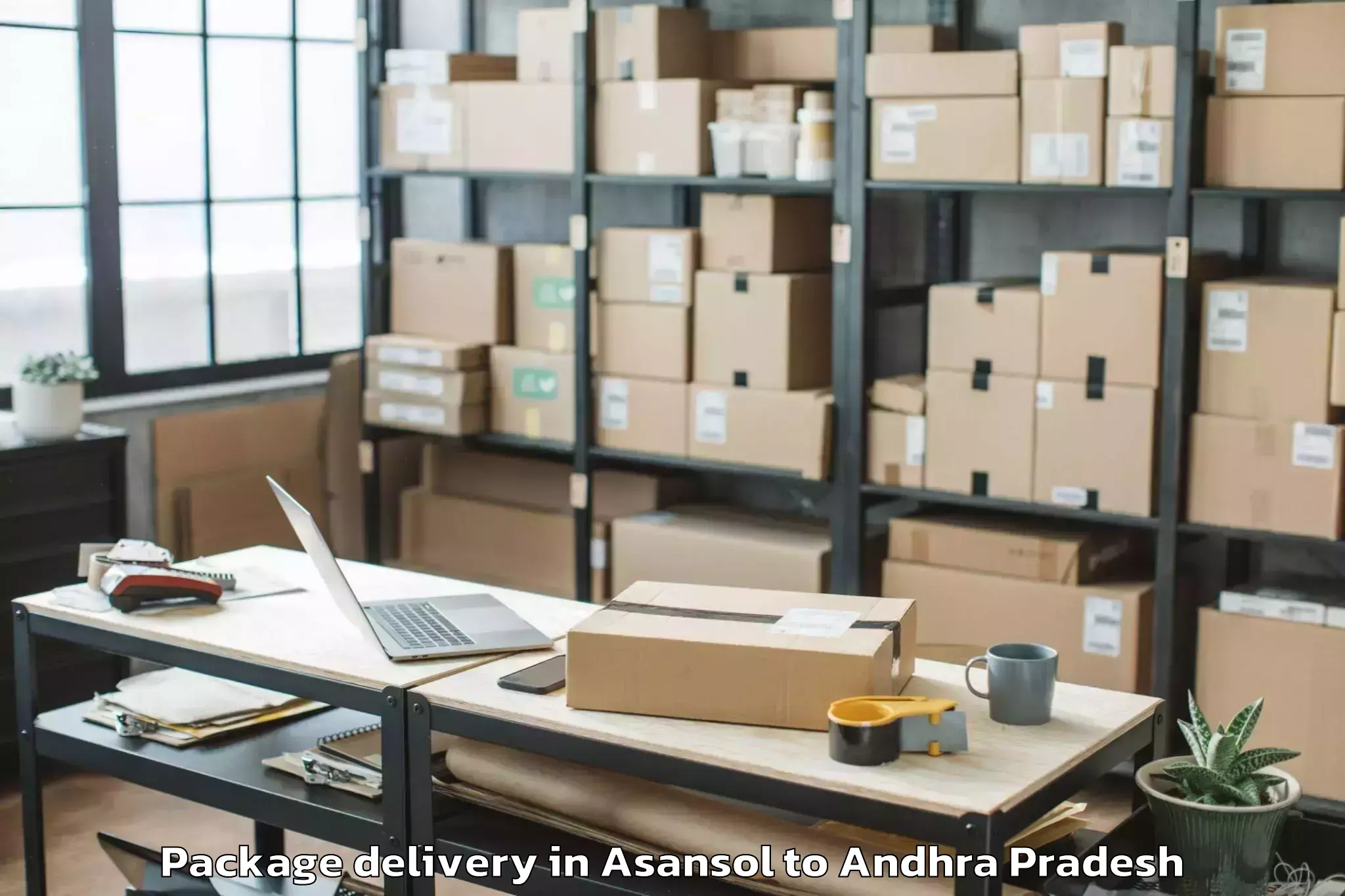 Leading Asansol to Pittalavanipalem Package Delivery Provider